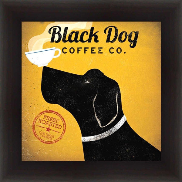 Winston Porter Black Dog Coffee Company by Ryan Fowler Picture Frame